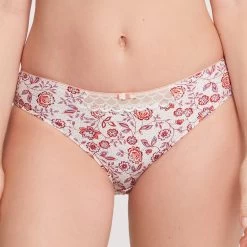 Slip Ivoire Imprimé Sydney -Belle Lingerie Soldes BL02463 9AG WEB 1