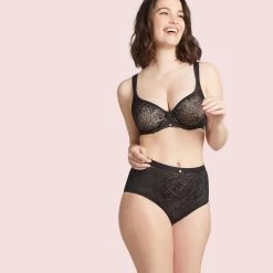 Culotte Noir Just Me 9 Culotte Noir Just Me -Belle Lingerie Soldes BL03492 030 WEB 3