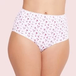 Panty Blanc Best Cotton Print -Belle Lingerie Soldes BL05221 9A0 WEB 1