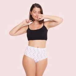 Panty Blanc Best Cotton Print -Belle Lingerie Soldes BL05221 9A0 WEB 3