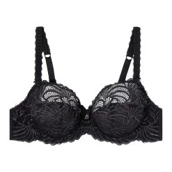 Soutien-gorge Emboîtant Avec Armatures Black Pampelune