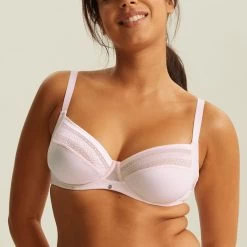 Soutien-gorge Emboîtant Avec Armatures Beige Rosé JUST LIFT -Belle Lingerie Soldes BL14498 048 WEB 11