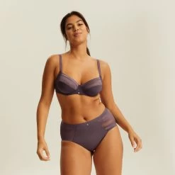 Soutien-gorge Emboîtant Avec Armatures Gris Couture JUST LIFT -Belle Lingerie Soldes BL14498 098 WEB 3