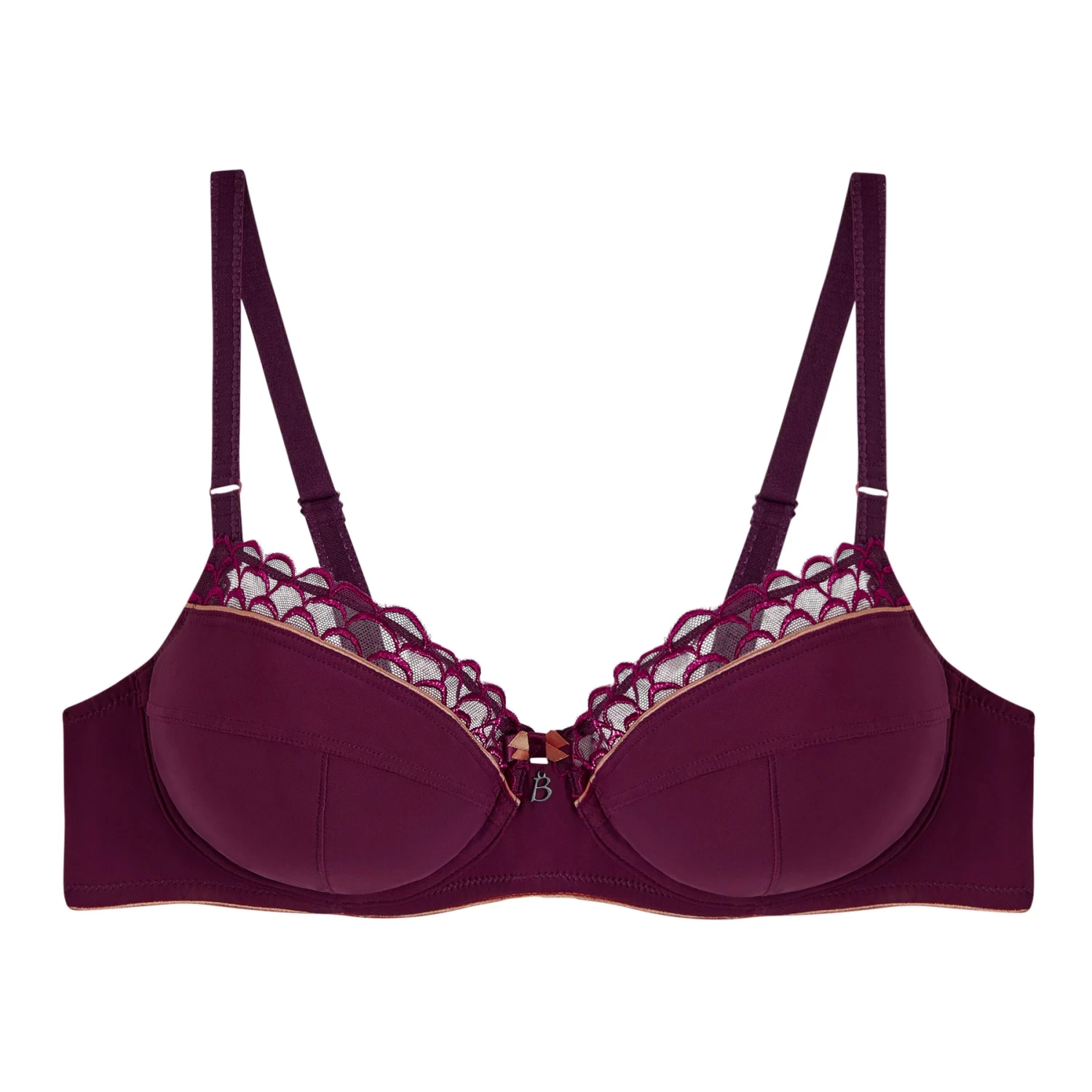 Soutien-gorge Emboîtant Avec Armatures Cassis Sydney Pure 3 Soutien-gorge Emboîtant Avec Armatures Cassis Sydney Pure