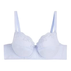 Soutien-gorge Emboîtant Avec Armatures Bleu Tendre EMILY COTON
