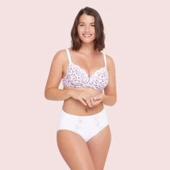 Soutien-gorge Emboîtant Avec Armatures Blanc Emily Coton -Belle Lingerie Soldes BL23330 9A2 WEB 3