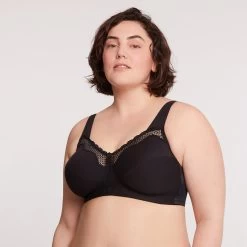 Soutien-gorge Sans Armatures Black Cotton Comfort -Belle Lingerie Soldes BL535 032 WEB 3 30bb8cb3 6722 4e49 acb3 4582754aa190