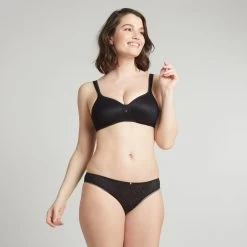 Soutien-gorge Foulard Coques Noir Mandalay -Belle Lingerie Soldes BL72477 030 WEB 3