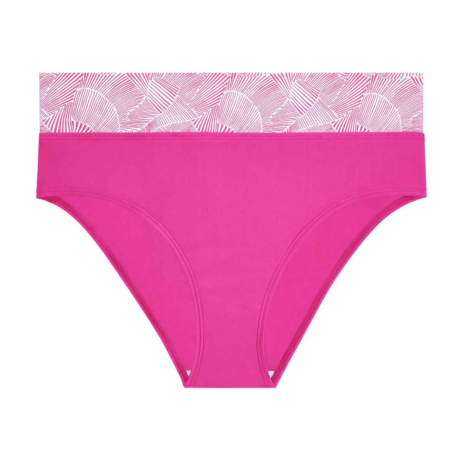 Culotte Haute De Bain Fuchsia PALMARIA 3 Culotte Haute De Bain Fuchsia PALMARIA