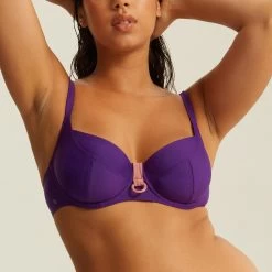 Haut De Maillot Avec Armatures Violet MADDELANA -Belle Lingerie Soldes BS34416 082 WEB 11