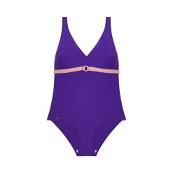 Maillot Une Pièce Sans Armatures Violet MADDELANA
